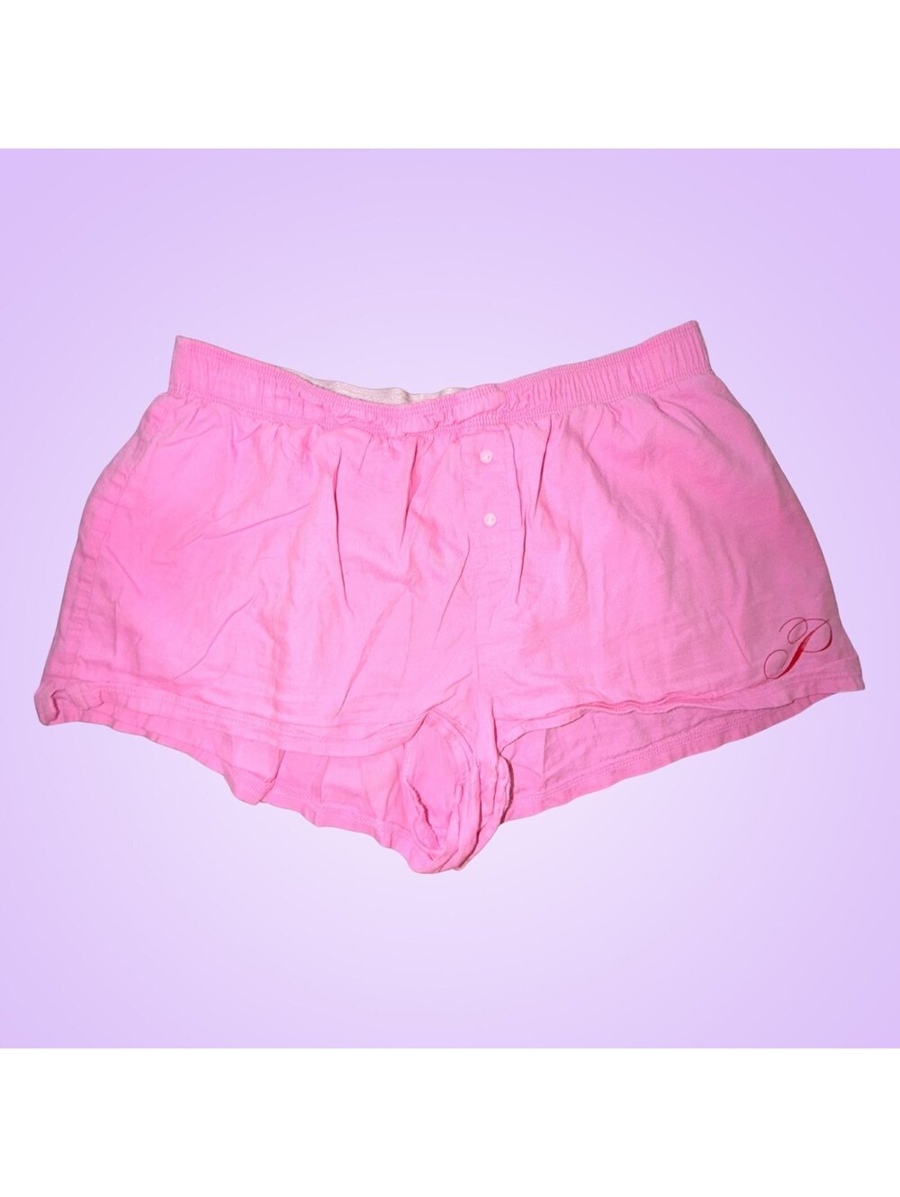 Victoria's Secret PINK Sleep Boxer Shorts Pink Size Medium